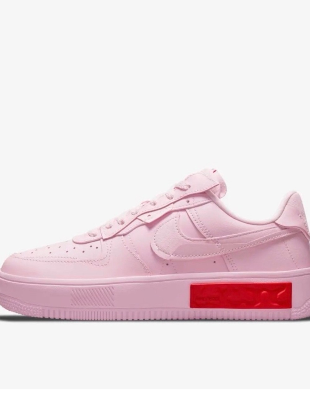 Nike Air Force 1 Fontanka “Pink Foam/University Red” (DA7024-600). 7.5